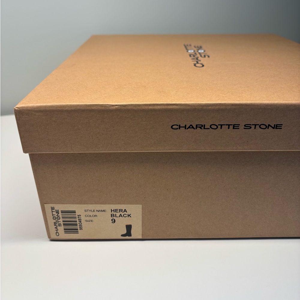 Charlotte Stone Hera Black Boots Size 9 NIB - Picture 7 of 7
